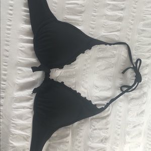 Black ruffly Victori Secret Top